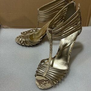 Vince Camuto Metallic Strappy Sandals